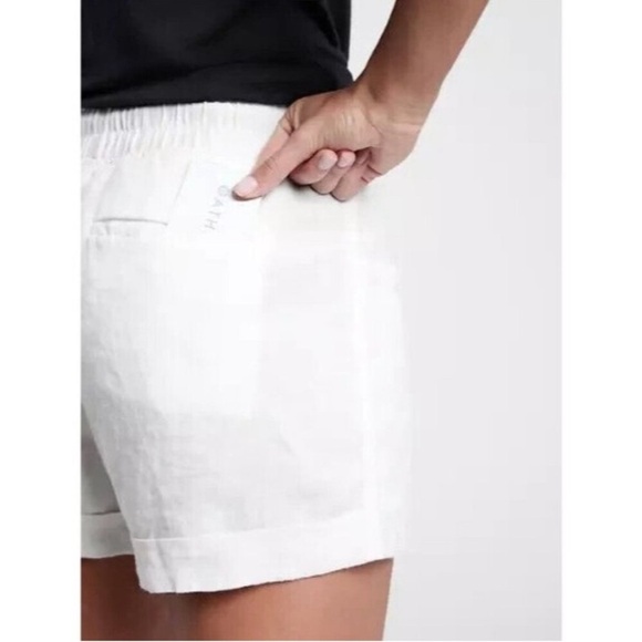 Athleta High Waist White Shorts - Picture 3 of 13